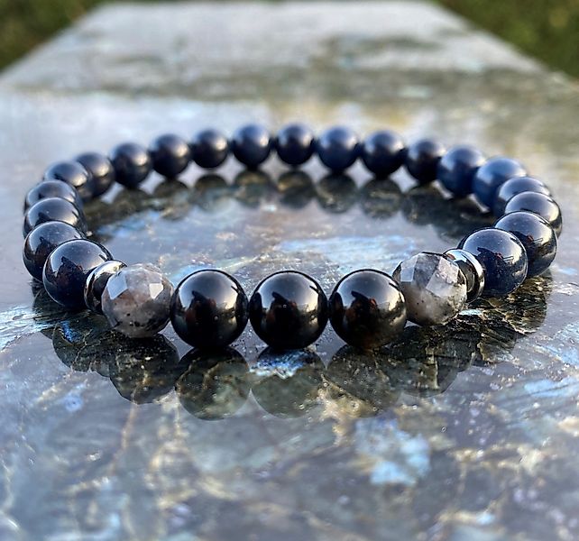 NAHLE Armband Naturstein Perlenarmband Lapislazuli, mit günstig online kaufen