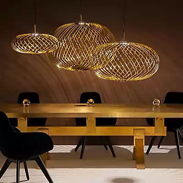 Tom Dixon Spring Pendelleuchte LED, Messing - medium günstig online kaufen