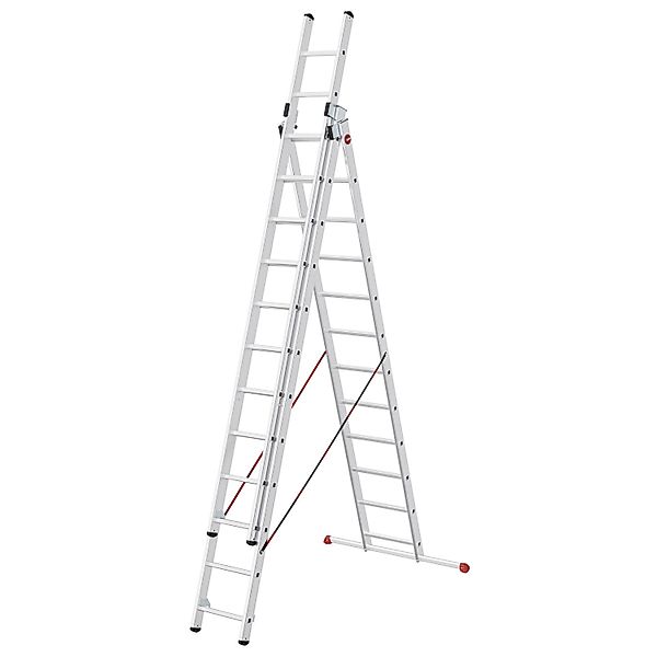 Hailo HobbyStep Kombi Aluminium-Kombileiter 3-teilig 3x12 Sprossen günstig online kaufen