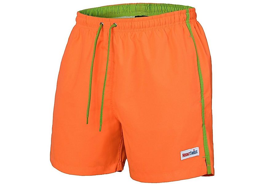Mount Swiss Badeshorts Mount Swiss Männer Badehose DARIO mit seitlichen Tas günstig online kaufen