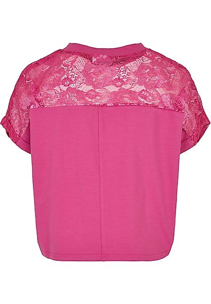 URBAN CLASSICS T-Shirt "Urban Classics Damen Ladies Short Oversized Lace Te günstig online kaufen