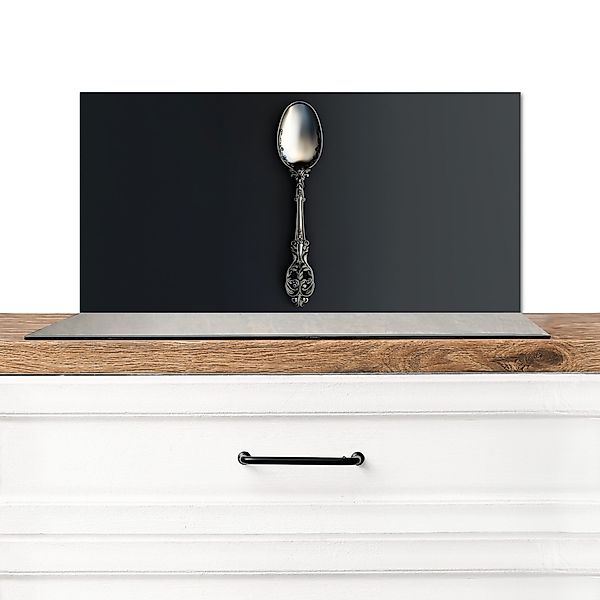 MuchoWow Küchenrückwand Löffel - Silber - günstig online kaufen