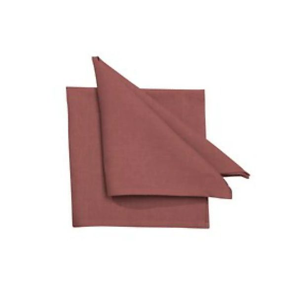 Serviette 'Pure' rouge 45x45cm günstig online kaufen