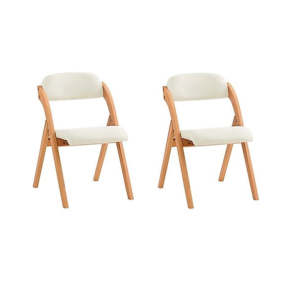 SoBuy 2er Set Esszimmerstuhl Klappstuhl Küchenstuhl Polsterstuhl mit Lehne günstig online kaufen