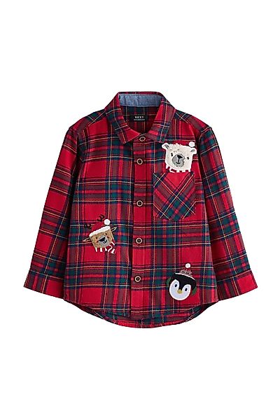 Next Langarmhemd Kariertes Hemd (1-tlg) günstig online kaufen