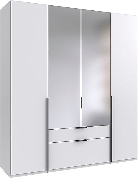 Wimex Drehtürenschrank "Mugano" mit langen oder kurzen Griffen aus Metall, günstig online kaufen