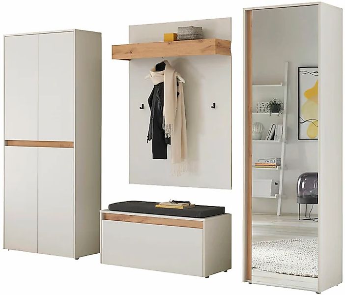 INOSIGN Garderoben-Set »City/Giron, moderne Garderobe, viel Stauraum, ca. 4 günstig online kaufen