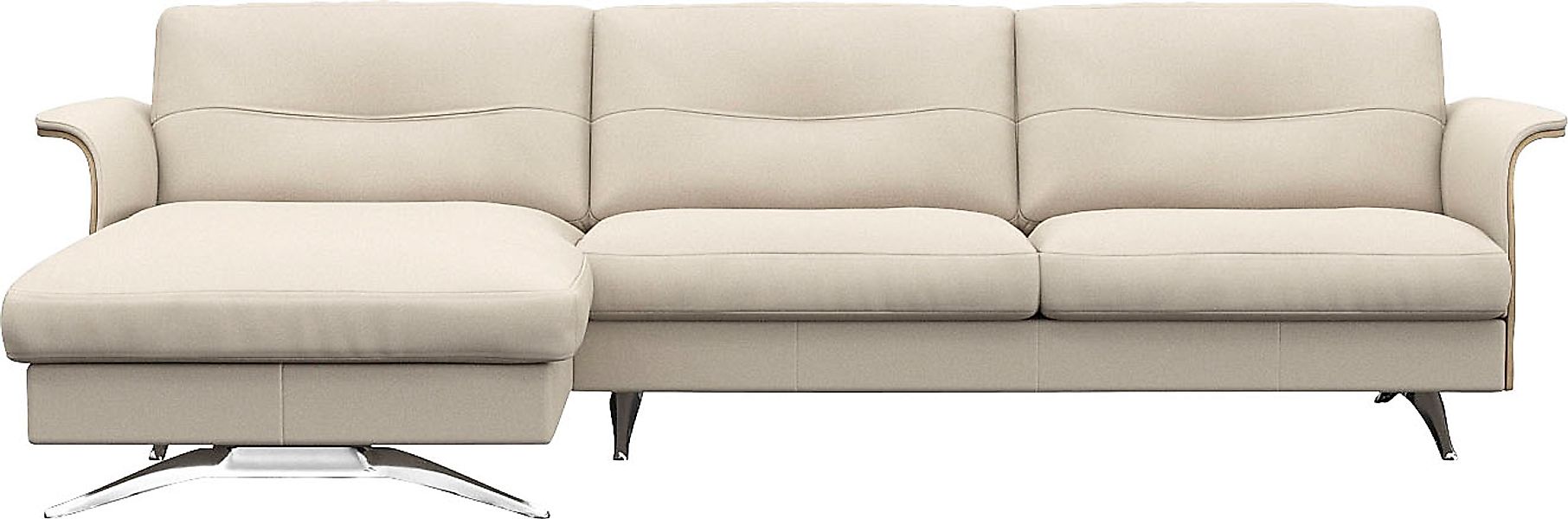 FLEXLUX Ecksofa »Glow bequem und komfortabel durch hochwertigen Sitzaufbau, günstig online kaufen