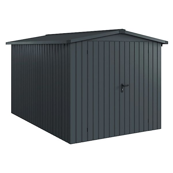 Hörmann EcoStar Gerätehaus Euroline Satteldach 2-flg 237 x 325 cm Anthrazit günstig online kaufen