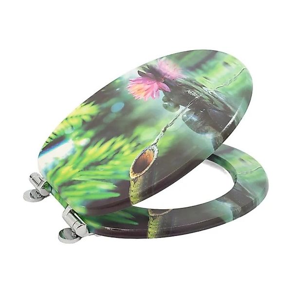 SINOBATH WC Sitz Mit Absenkautomatik MDF Holzkern H155 günstig online kaufen