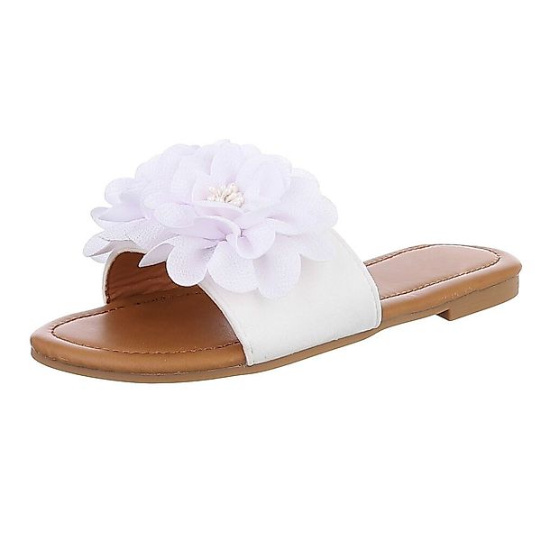 Ital-Design Modische Sandalen mit Blumenakzent, ideal günstig online kaufen