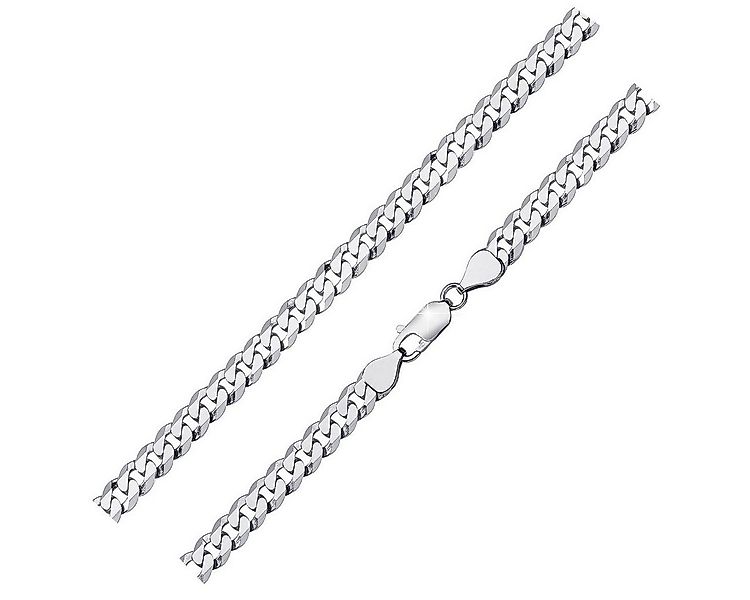 Materia Silberarmband Herren Panzerarmband 6mm diamantiert 18-24cm SA-63, 9 günstig online kaufen