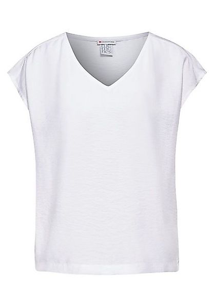 STREET ONE T-Shirt - Damen T-Shirt - V-Ausschnitt, Kurzarm, Softer Material günstig online kaufen