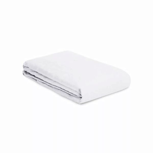 Bettbezug 200 x 200 cm  textil weiß / 200 x 200 cm - Leinen gewaschen - Au günstig online kaufen