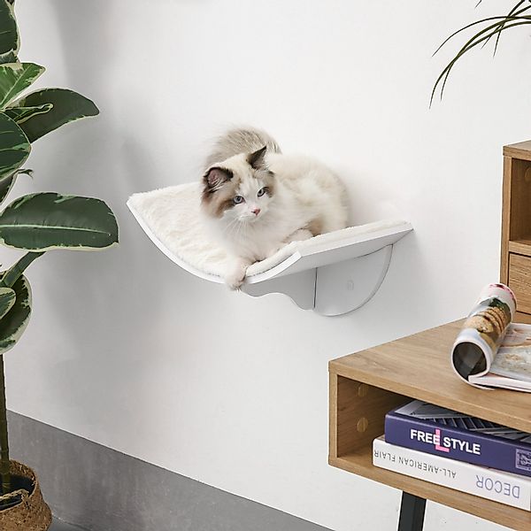 PawHut Kratzbaum Wand montierte Katze Regale, günstig online kaufen