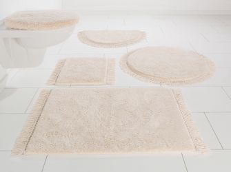 my home Badematte "Finca, Badvorleger, Badezimmer Teppich" Höhe 16 mm rutsc günstig online kaufen