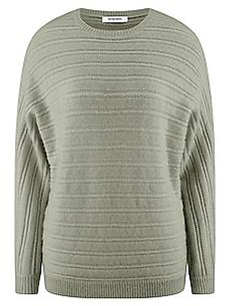 Rundhals-Pullover Kaschmir include grün günstig online kaufen