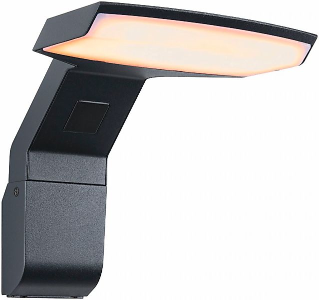 Paulmann LED Außen-Wandleuchte "Zenera 230V anthrazit 2.200 - 3.000 K" Warm günstig online kaufen