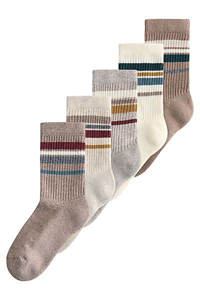 Next Kurzsocken Gerippte Sportsocken im 5er-Pack günstig online kaufen