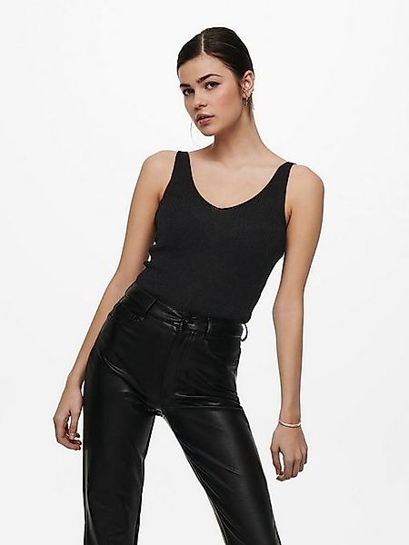 JACQUELINE de YONG Shirttop Tank V-Ausschnitt Ärmellos Gerippt Design JDYBO günstig online kaufen