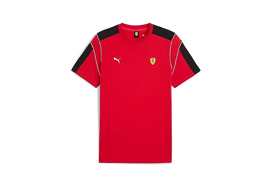 Ferarri T-Shirt Scuderia Ferrari Puma T-Shirt MT7 Rot Regular Fit markanten günstig online kaufen