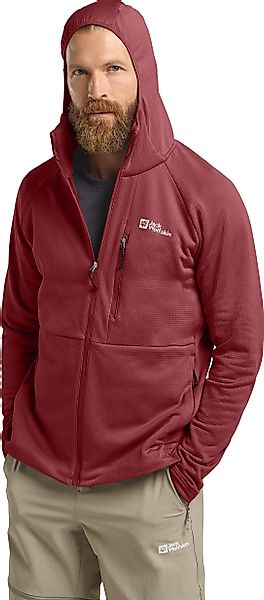Jack Wolfskin Fleecejacke "KOLBENBERG HOODED FZ M", Atmungsaktiv, leicht, Ü günstig online kaufen