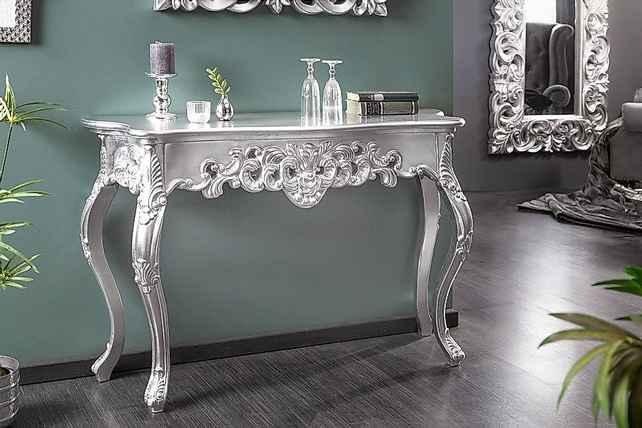 riess-ambiente Konsolentisch VENICE 110cm silber, Wohnzimmer · Holz · Anric günstig online kaufen