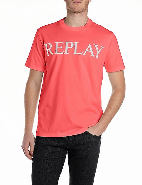 Replay T-Shirt mit Logo-Frontprint günstig online kaufen