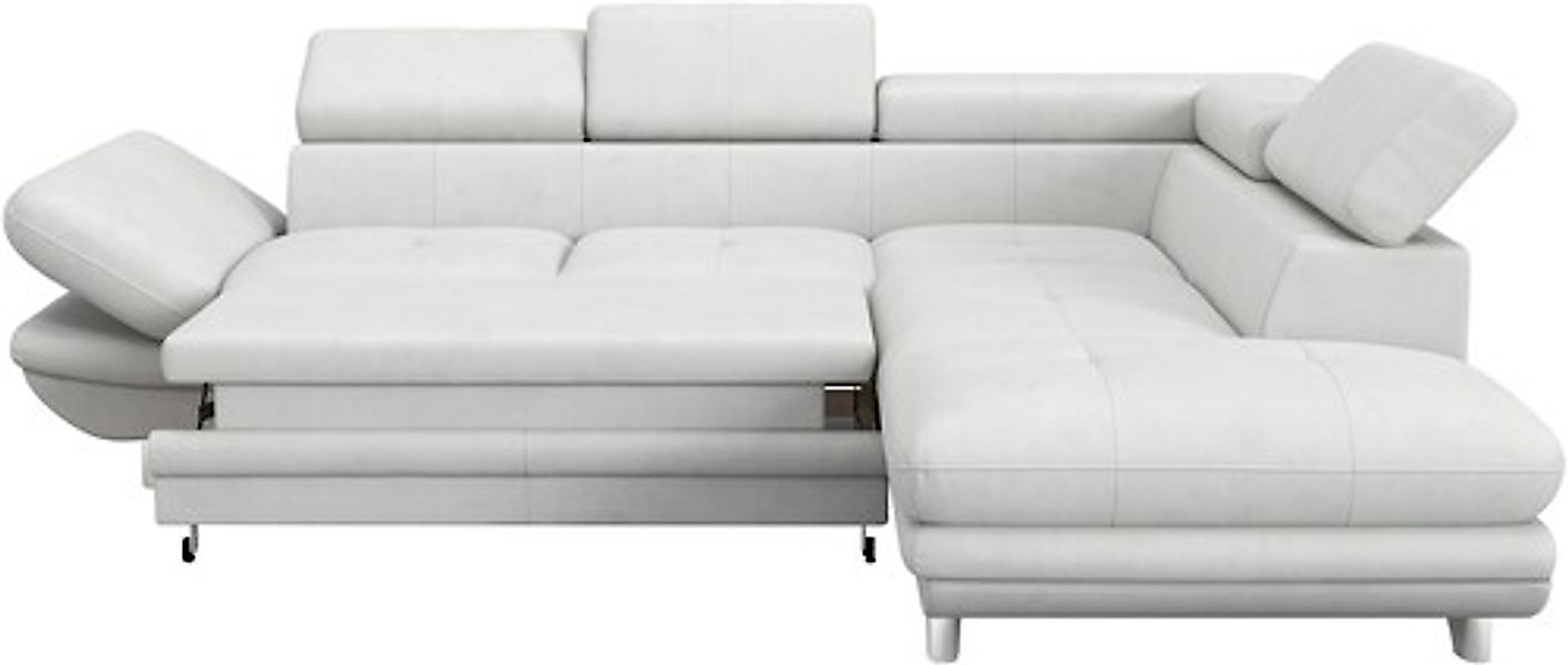 COTTA Ecksofa »Enterprise L-Form«, mit Arm- & Kopfteilverstellung, wahlweis günstig online kaufen