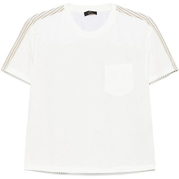 Twin Set  T-Shirt T-SHIRT CON INSERTO A RIGHE Art. 251AX2052 günstig online kaufen