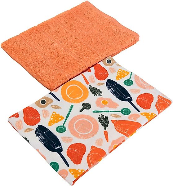 Egeria Geschirrtuch "PAN" 2x 40x60 cm günstig online kaufen