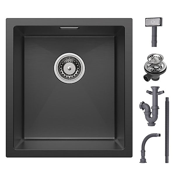 CECIPA MAX Edelstahlspüle 40×44CM Unterbau-Küchenspüle Einbauspüle, günstig online kaufen