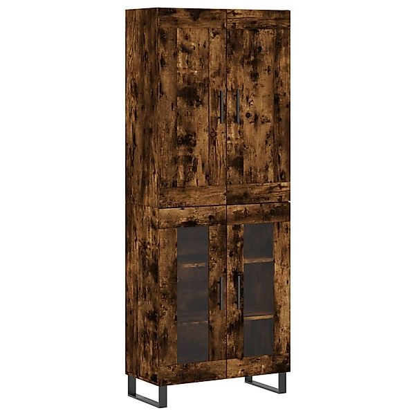 vidaXL Highboard Räuchereiche 69,5x34x180 cm Holzwerkstoff 3199646 günstig online kaufen