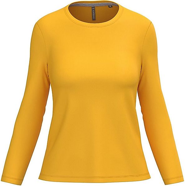 Kariban Langarmshirt Langarmshirt Damen Ladies' long-sleeved crew neck T-sh günstig online kaufen