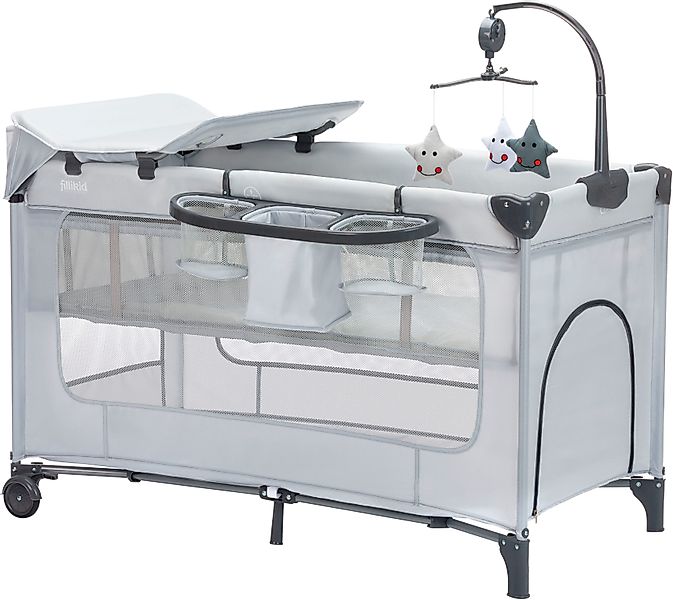 Fillikid Baby-Reisebett Capri, mit 2 Rollen, günstig online kaufen