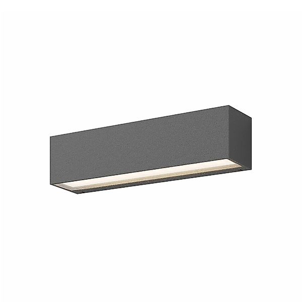 Lucande LED Wandleuchte Außen Lengo 9616101 Modern in Schwarz aus Aluminium günstig online kaufen