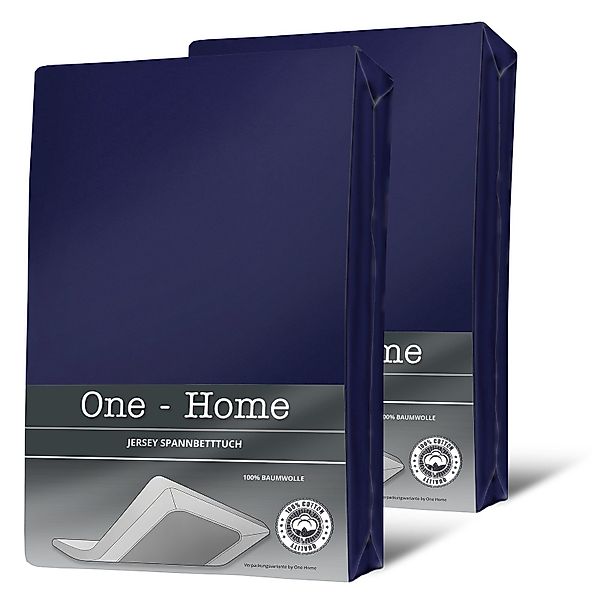 One Home Spannbettlaken Jersey, Jersey, Gummizug: günstig online kaufen