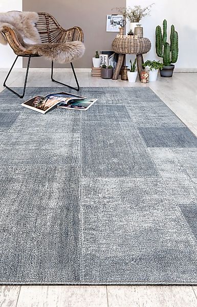 LUXOR living Teppich »Punto 3«, rechteckig, 5 mm Höhe, Kurzflor, bedruckt, günstig online kaufen