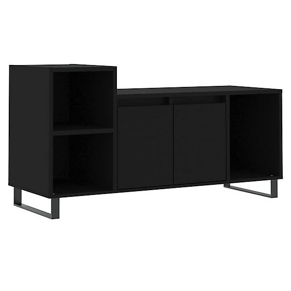 vidaXL TV-Schrank TV-Board Schwarz 100x35x55 cm Holzwerkstoff günstig online kaufen