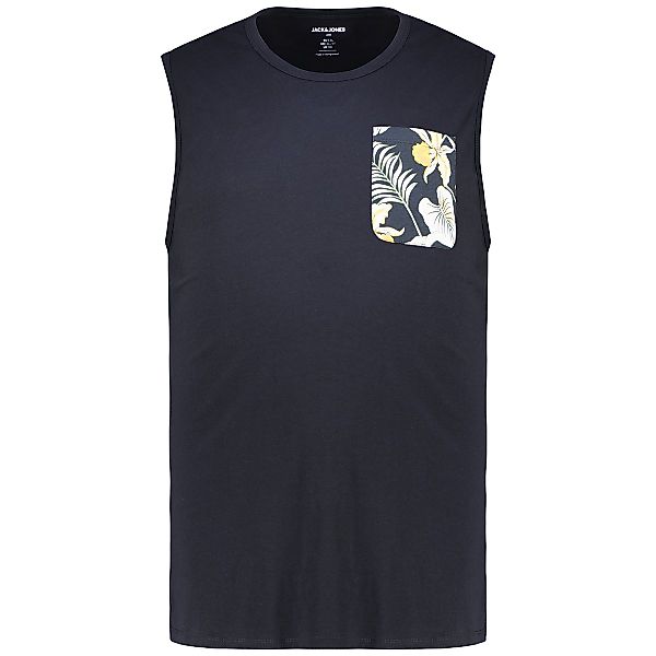 Jack&Jones Tanktop mit Brusttasche Farbe schwarz Größe: 4XL günstig online kaufen
