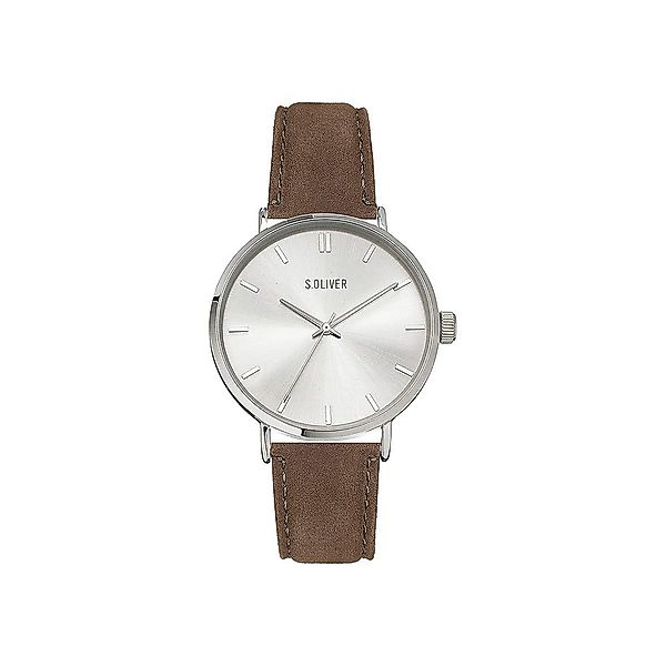 s.Oliver Quarzuhr s.Oliver Armbanduhr mit Kunstlederarmband günstig online kaufen