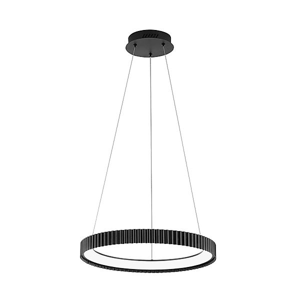 LED-Pendellampe Niike, schwarz, Ø 50 cm, Metall, CCT günstig online kaufen
