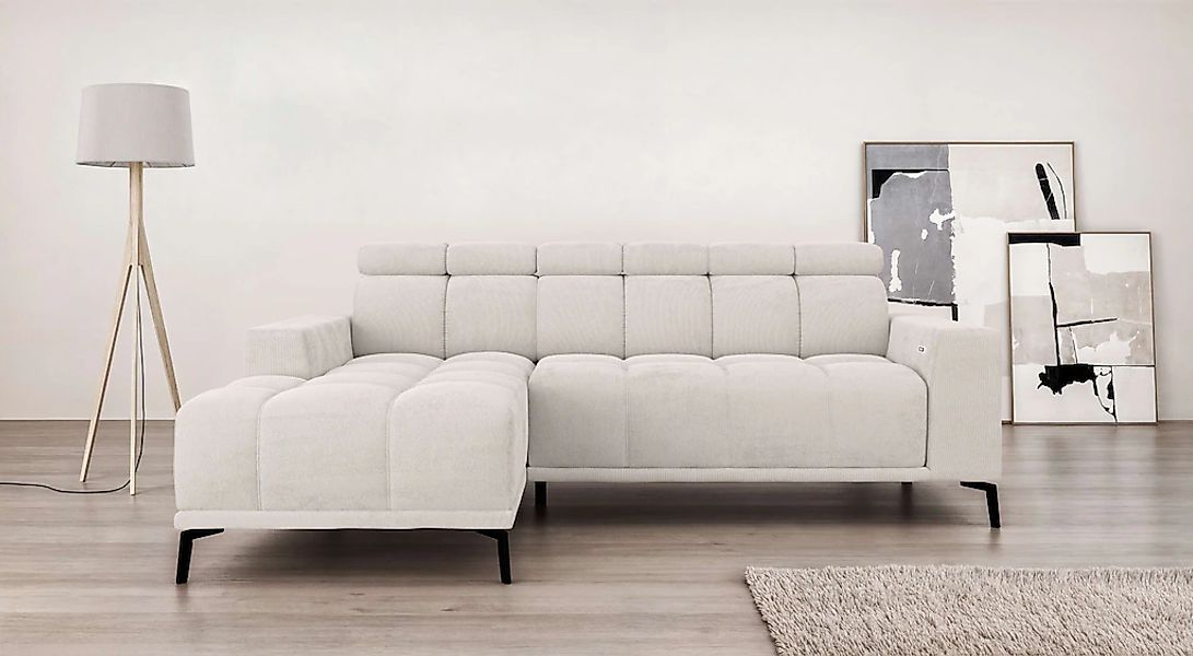 INOSIGN Ecksofa "CAZIE, Designsofa, L-Form, trendige Bubble-Optik,", L-Form günstig online kaufen