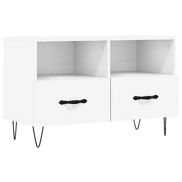 vidaXL TV-Schrank TV-Board Schwarz 80x36x50 cm Holzwerkstoff günstig online kaufen