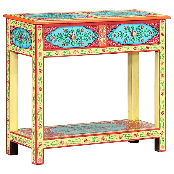 vidaXL Konsolentisch Handbemalt 80×35×75 cm Mango Massivholz 286159 günstig online kaufen