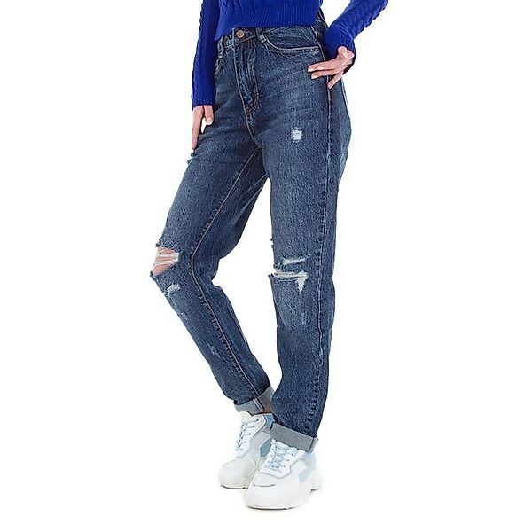 Ital-Design Boyfriend-Jeans Damen Freizeit (78554467) Destroyed-Look günstig online kaufen