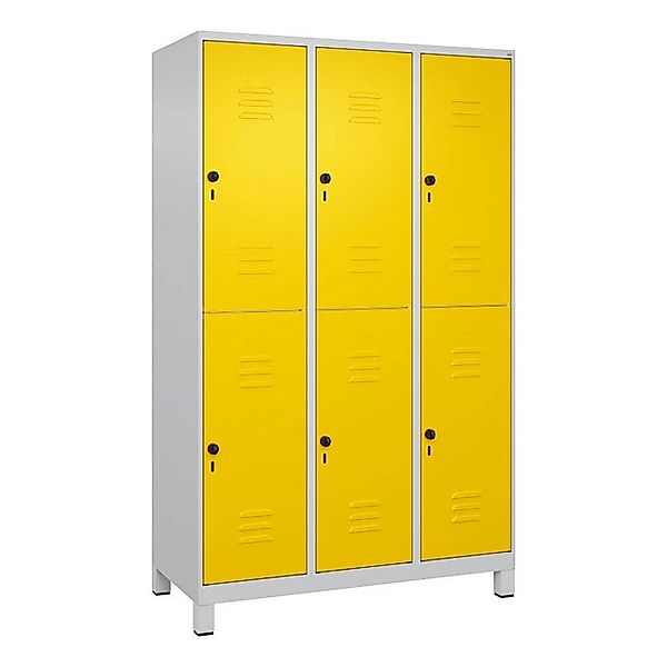 C+P Garderobenschrank Doppel-Garderobenschrank Classic Plus, Abteilbreite 4 günstig online kaufen