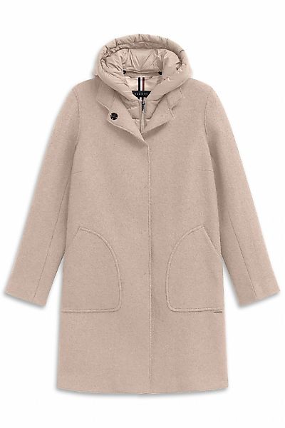 bugatti Wollmantel "Modern Fit", mit Kapuze & herausnehmbarer Weste günstig online kaufen