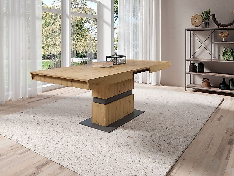 byLIVING Esstisch »Matthew«, mit Auszugsfunktion, Breite 140-195 cm oder 16 günstig online kaufen
