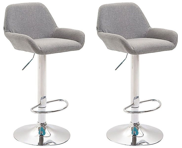CLP Barhocker Braga Stoff (2er Set, günstig online kaufen
